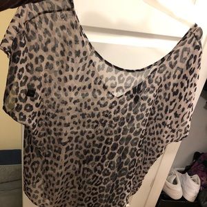 Cheetah print top